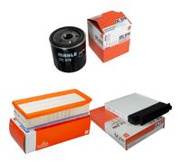 MAHLE / KNECHT Filtro Olio OC 978 Filtro Abitacolo LA 230 Filtro Aria LX 3542