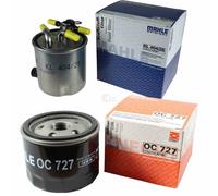 MAHLE / KNECHT Set Di Filtri Kraftstofffilter KL 404/25 E Oliofilter OC 727