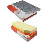 MAHLE/Knecht Set Filtri Filtro Abitacolo Lak 129 Filtro Aria LX 752