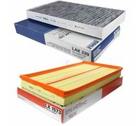 MAHLE/Knecht Set Filtri Filtro Abitacolo Lak 229 Filtro Aria LX 1573