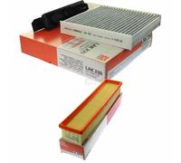 MAHLE/Knecht Set Filtri Filtro Abitacolo Lak 230 Filtro Aria LX 1258