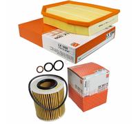MAHLE/Knecht Set Filtri Filtro Aria LX 1250 Filtro Olio Ox 166/1D