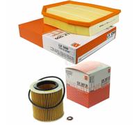 MAHLE/Knecht Set Filtri Filtro Aria LX 1250 Filtro Olio Ox 387D