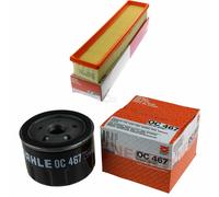 MAHLE/Knecht Set Filtri Filtro Aria LX 1258 Filtro Olio Oc 467