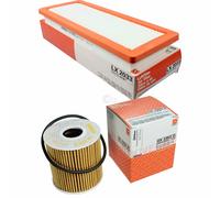 MAHLE/Knecht Set Filtri Filtro Aria LX 2033 Filtro Olio Ox 339/2D