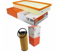 MAHLE/Knecht Set Filtri Filtro Aria LX 792 Filtro Olio Ox 196/1D