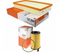 MAHLE/Knecht Set Filtri Filtro Aria LX 792 Filtro Olio Ox 420D