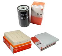 MAHLE/Knecht Set Filtro Abitacolo La 31 Filtro Aria LX 622 Filtro Olio Oc 38