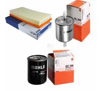 MAHLE / KNECHT Set Filtro Carburante KL 196 Filtro Aria LX 662 Filtro Olio OC
