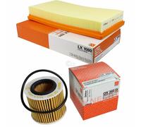 MAHLE / KNECHT Set Pacchetto Filtri Filtro Aria LX 1080 Filtro Olio OX 360D