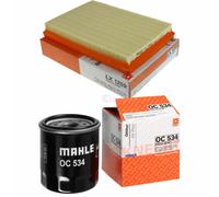 MAHLE / KNECHT Set Pacchetto Filtri Filtro Aria LX 1259 Filtro Olio OC 534