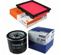 MAHLE / KNECHT Set Pacchetto Filtri Filtro Aria LX 1268 Filtro Olio OC 1051