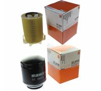 MAHLE / KNECHT Set Pacchetto Filtri Filtro Aria LX 1566 Filtro Olio OC 593/3