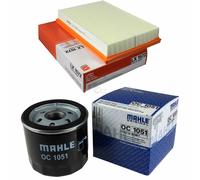 MAHLE / KNECHT Set Pacchetto Filtri Filtro Aria LX 1572 Filtro Olio OC 1051