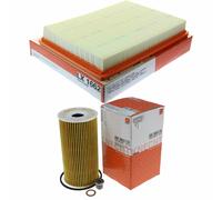 MAHLE / KNECHT Set Pacchetto Filtri Filtro Aria LX 1662 Filtro Olio OX 365/1D