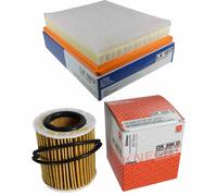 MAHLE / KNECHT Set Pacchetto Filtri Filtro Aria LX 1817 Filtro Olio OX 386D