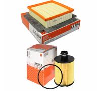 MAHLE / KNECHT Set Pacchetto Filtri Filtro Aria LX 1982 Filtro Olio OX 559D