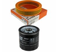 MAHLE / KNECHT Set Pacchetto Filtri Filtro Aria LX 202 Filtro Olio OC 21