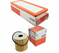 MAHLE / KNECHT Set Pacchetto Filtri Filtro Aria LX 2033 Filtro Olio OX 175D