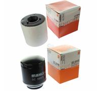 MAHLE / KNECHT Set Pacchetto Filtri Filtro Aria LX 2831 Filtro Olio OC 593/3