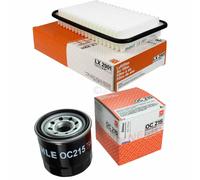 MAHLE / KNECHT Set Pacchetto Filtri Filtro Aria LX 2901 Filtro Olio OC 215