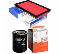 MAHLE / KNECHT Set Pacchetto Filtri Filtro Aria LX 307 Filtro Olio OC 196