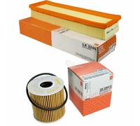 MAHLE / KNECHT Set Pacchetto Filtri Filtro Aria LX 3245 Filtro Olio OX 339/2D
