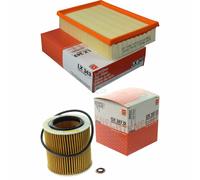 MAHLE / KNECHT Set Pacchetto Filtri Filtro Aria LX 343 Filtro Olio OX 387D