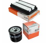 MAHLE / KNECHT Set Pacchetto Filtri Filtro Aria LX 3751 Filtro Olio OC 215