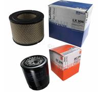 MAHLE / KNECHT Set Pacchetto Filtri Filtro Aria LX 606 Filtro Olio OC 275