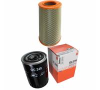 MAHLE / KNECHT Set Pacchetto Filtri Filtro Aria LX 611 Filtro Olio OC 248