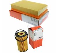 MAHLE / KNECHT Set Pacchetto Filtri Filtro Aria LX 737 Filtro Olio OX 401D