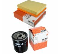 MAHLE / KNECHT Set Pacchetto Filtri Filtro Aria LX 856 Filtro Olio OC 983