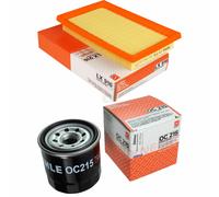 MAHLE / KNECHT Set Pacchetto Filtri Filtro Aria LX 916 Filtro Olio OC 215