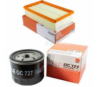 MAHLE / KNECHT Set Pacchetto Filtri Filtro Aria LX 933/2 Filtro Olio OC 727