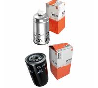 MAHLE / KNECHT Set Pacchetto Filtri Filtro Carburante KC 18 Filtro Olio OC 105