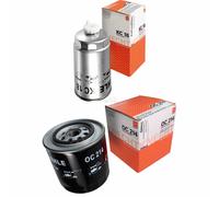 MAHLE / KNECHT Set Pacchetto Filtri Filtro Carburante KC 18 Filtro Olio OC 214