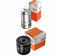 MAHLE / KNECHT Set Pacchetto Filtri Filtro Carburante KC 18 Filtro Olio OC 223
