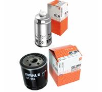 MAHLE / KNECHT Set Pacchetto Filtri Filtro Carburante KC 18 Filtro Olio OC 983