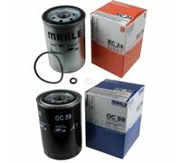 MAHLE / KNECHT Set Pacchetto Filtri Filtro Carburante KC 24 Filtro Olio OC 59