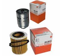 MAHLE / KNECHT Set Pacchetto Filtri Filtro Carburante KC 244 Filtro Olio OX 386D