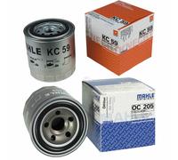MAHLE / KNECHT Set Pacchetto Filtri Filtro Carburante KC 59 Filtro Olio OC 205