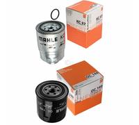 MAHLE / KNECHT Set Pacchetto Filtri Filtro Carburante KC 67 Filtro Olio OC 140