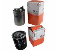 MAHLE / KNECHT Set Pacchetto Filtri Filtro Carburante KL 103 Filtro Olio OC 262