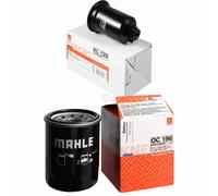 MAHLE / KNECHT Set Pacchetto Filtri Filtro Carburante KL 128 Filtro Olio OC 196