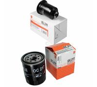 MAHLE / KNECHT Set Pacchetto Filtri Filtro Carburante KL 129 Filtro Olio OC 217