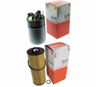 MAHLE / KNECHT Set Pacchetto Filtri Filtro Carburante KL 154 Filtro Olio OX 164D