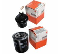 MAHLE / KNECHT Set Pacchetto Filtri Filtro Carburante KL 185 Filtro Olio OC 115