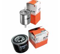 MAHLE / KNECHT Set Pacchetto Filtri Filtro Carburante KL 196 Filtro Olio OC 204