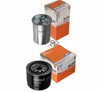 MAHLE / KNECHT Set Pacchetto Filtri Filtro Carburante KL 204 Filtro Olio OC 222